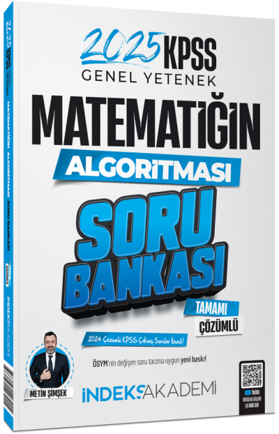 2025 KPSS Matematik Matematiğin Algoritması Soru Bankası Çözümlü İndeks Akademi Yayıncılık