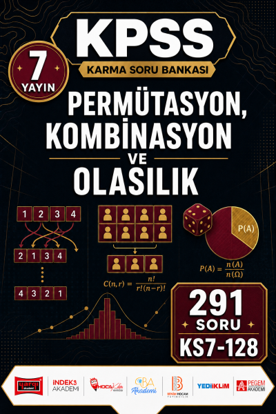 Permütasyon, Kombinasyon ve Olasılık 7 Yayın 291 Soru Fotokopinci -