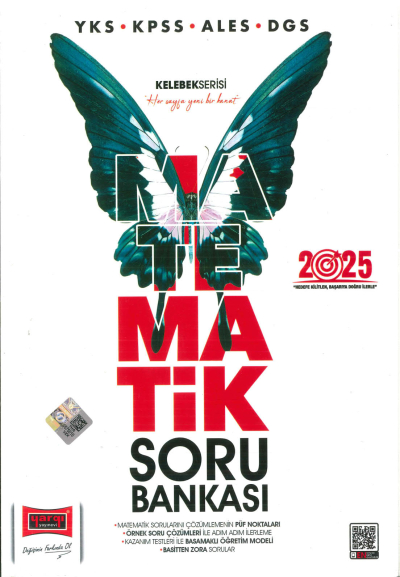 2025 YKS KPSS ALES DGS Kelebek Serisi Matematik Soru Bankası Yargı Yayınları Fotokopinci -