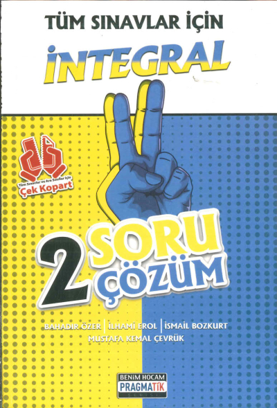 İNTEGRAL 2 SORU 2 ÇÖZÜM FASİKÜL Fotokopinci -