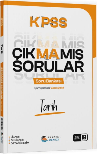 KPSS Tarih Çıkmamış Sorular Soru Bankası Akademi Denizi Fotokopinci -