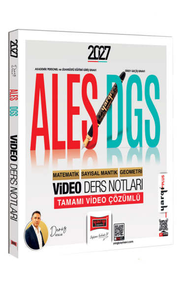2027 ALES DGS Matematik Sayısal Mantık Geometri Video Ders Notları Yargı Yayınları Fotokopinci -