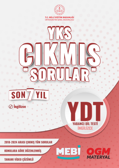 YDT Çıkmış Sorular Son 7 Yıl 2018-2024 MEBİ Fotokopinci -