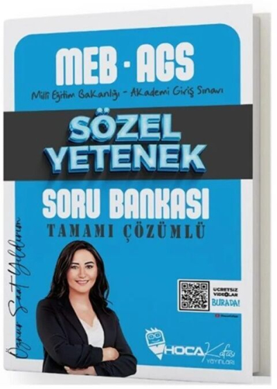 2025 MEB-AGS Sözel Yetenek Soru Bankası Çözümlü Hoca Kafası Yayınları Fotokopinci -