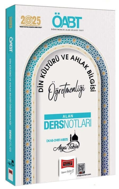 2025 ÖABT DKAB DHBT MBSTS Din Kültürü ve Ahlak Bilgisi Öğretmenliği Video Ders Notları (Asya Tekin) Yargı Yayınları Fotokopinci -