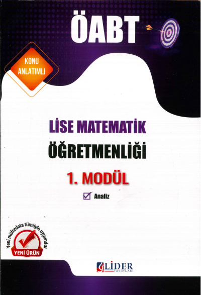 LİSE MATEMATİKÖĞRETMENLİĞİ 1. MODÜL (ANALİZ) KONU ANLATIM Fotokopinci -