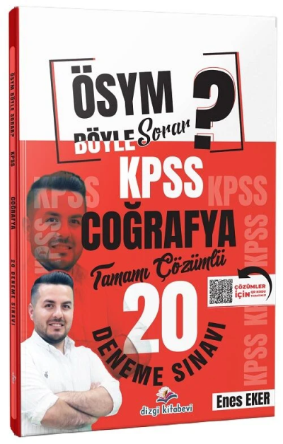 KPSS Coğrafya ÖSYM Böyle Sorar 20 Deneme Çözümlü Dizgi Kitap Yayınları
