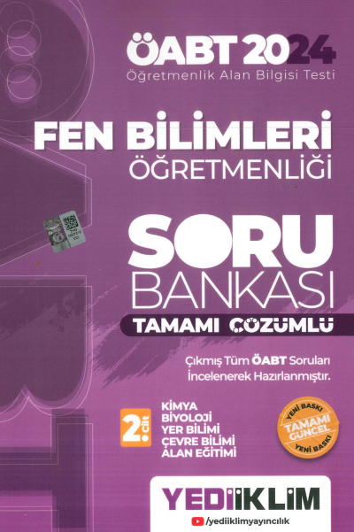 FEN BİLİMLERİ ÖĞRETMENLİĞİ SORU BANKASI TAMAMI ÇÖZÜMLÜ Fotokopinci -