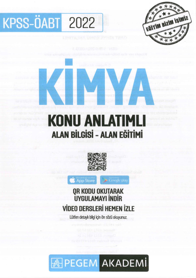 KİMYA KONU ANLATIMLI ALAN BİLGİSİ- ALAN EĞİTİMİ Fotokopinci -