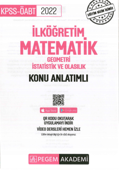 İLKÖĞRETİM MATEMATİK GEOMETRİ- İSTATİSTİK VE OLASILIK KONU ANLATIMLI Fotokopinci -
