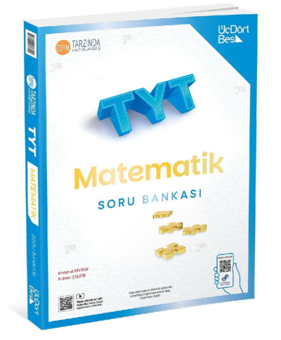 2027 TYT Matematik Soru Bankası Üç Dört Beş Yayınları Fotokopinci -