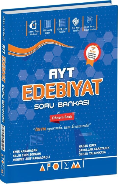AYT Edebiyat Soru Bankası Apotemi Yayınları Fotokopinci -
