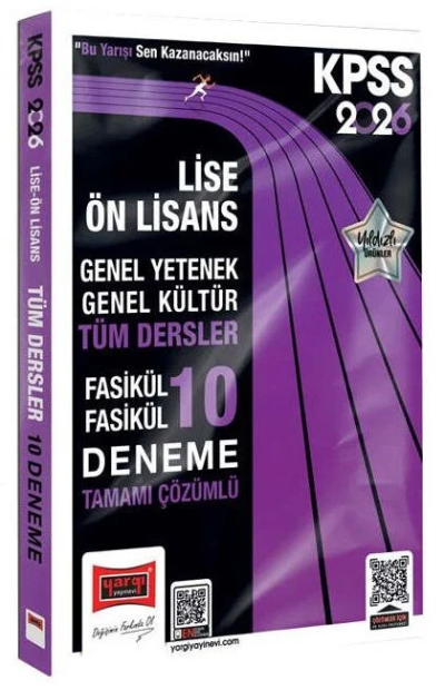 2026 KPSS GKGY Lise Ön Lisans Tüm Dersler Fasikül Fasikül Tamamı Çözümlü 10 Deneme Yargı Yayınları Fotokopinci -