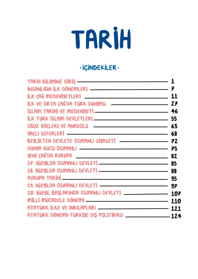 TYT Tarih Vip Notlar Vin Kampüs Fotokopinci -