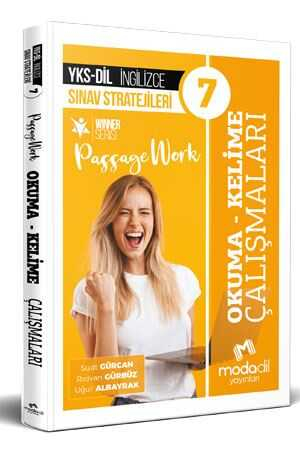 YKS Dil İngilizce Sınav Stratejileri 7 Okuma Kelime Çalışmaları Modadil Yayınları