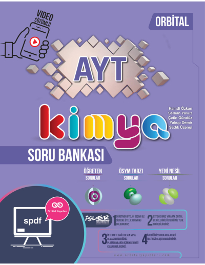 AYT Kimya Orbital Soru Bankası Orbital Yayınları Fotokopinci -