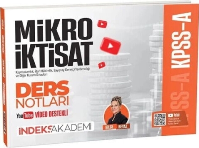 KPSS A Grubu Mikro İktisat Video Ders Notları Bilge Beyaz İndeks Akademi Yayıncılık Fotokopinci -