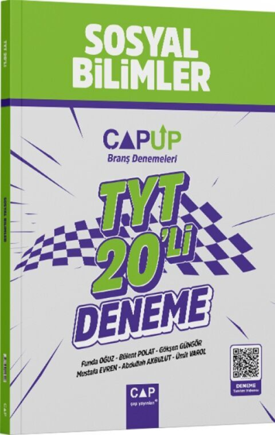 TYT Sosyal Bilimler 20 li Deneme Çap Yayınları