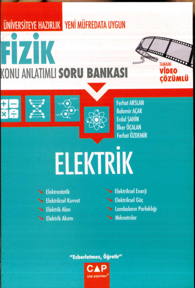 TYT-AYT FİZİK ELEKTRİK KONU ANLATIMLI SORU BANKASI Fotokopinci -