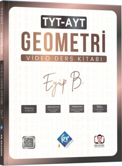 TYT AYT Geometri Eyüp Hoca Video Ders Kitabı KR Akademi Fotokopinci -