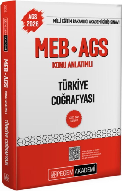 2026 MEB-AGS Konu Anlatımlı Türkiye Coğrafyası Pegem Akademi Yayıncılık Fotokopinci -