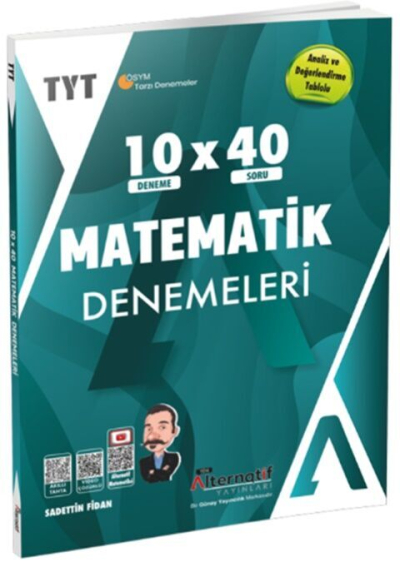 Alternatif Yayınları TYT Matematik 10 x 40 Branş Denemeleri Fotokopinci -