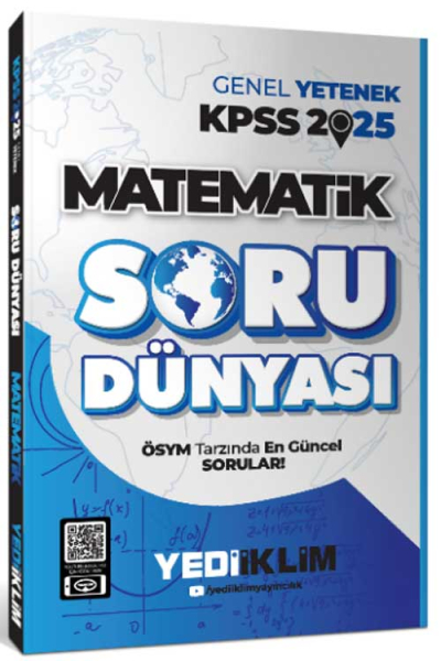 2025 Genel Kültür Matematik Soru Dünyası Yediiklim Yayınları Fotokopinci -