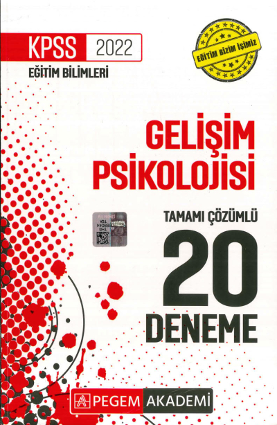 GELİŞİM PSİKOLOJİSİ 20Lİ DENEME ÇÖZÜMLÜ