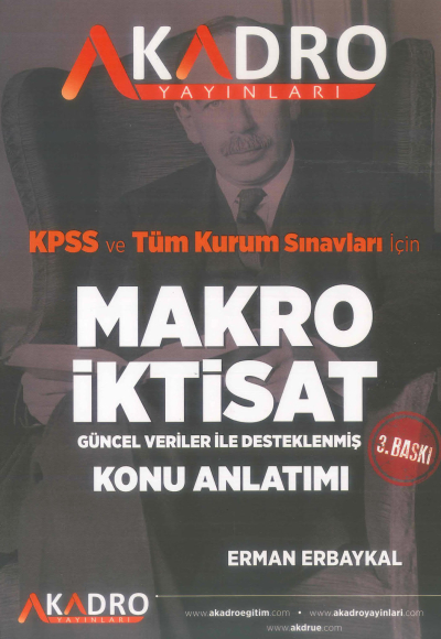 KPSS A Grubu Makro İktisat Konu Anlatımlı Erman Erbaykal 3. Baskı A Kadro Yayınları Fotokopinci -