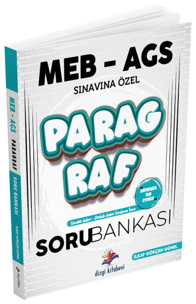 2025 MEB AGS Sınavına Özel Paragraf Soru Bankası Dizgi Kitap