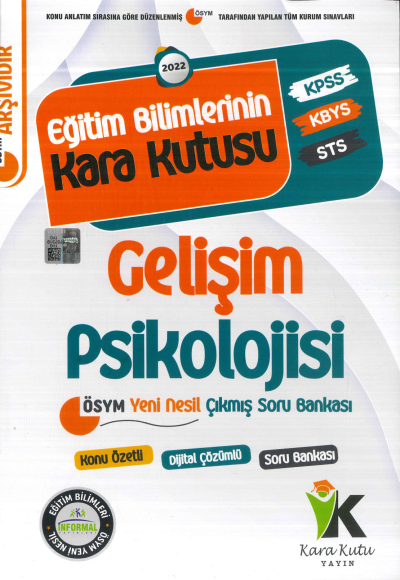 GELİŞİM PSİKOLOJİSİ KONU ÖZETLİ DİJİTAL ÇÖZ. SORU BANKASI Fotokopinci -