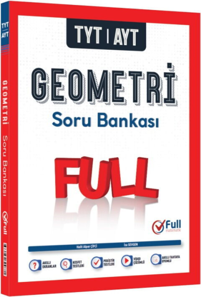 TYT AYT Geometri Soru Bankası Full Matematik Yayınları Fotokopinci -