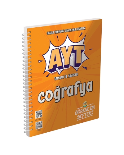 AYT Coğrafya Öğrencim Defter Murat Yayınları Fotokopinci -