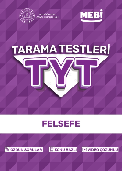 TYT Tarama Testleri Felsefe MEBİ OGM Fotokopinci -