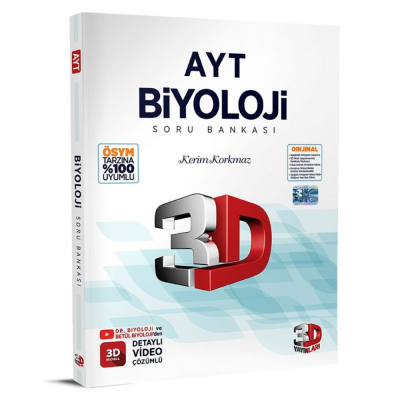 3D Yayınları Ayt Biyoloji Soru Bankası Fotokopinci -