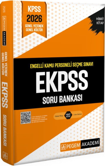 2026 E-KPSS Engelli Kamu Personeli Seçme Sınavı Soru Bankası Pegem Akademi Yayıncılık