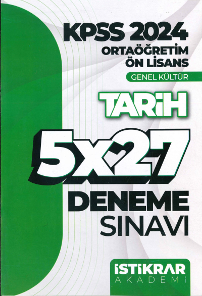 TARİH 5*27 DENEME SINAVI Fotokopinci -