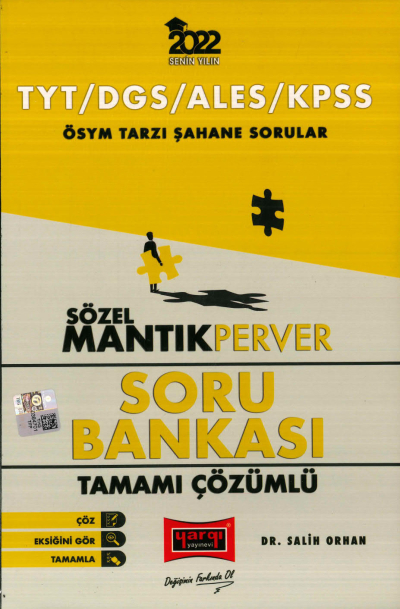 SÖZEL MANTIK PERVER SERİSİ SORU BANKASI TAMAMI ÇÖZÜMLÜ Fotokopinci -