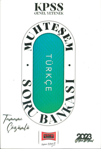 MUHTELEM TÜRKÇE TAMAMI ÇÖZÜMLÜ SORU BANKASI Fotokopinci -