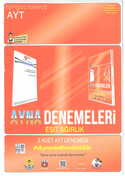 AYT Ayna Denemeleri Eşit Ağırlık Fotokopinci -