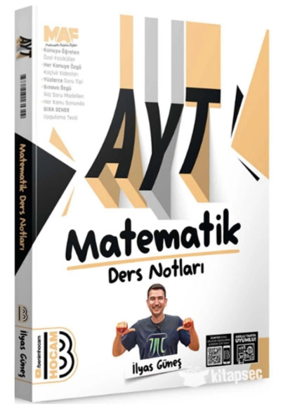 AYT Matematik Video Destekli Konu Anlatımı Benim Hocam Yayınları Fotokopinci -