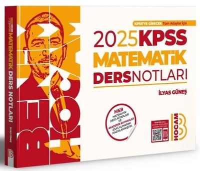 Benim Hocam Yayınları 2025 KPSS Matematik Ders Notları
