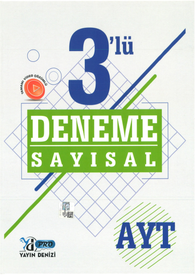 AYT Sayısal 3 lü Deneme Video Çözümlü Fotokopinci -