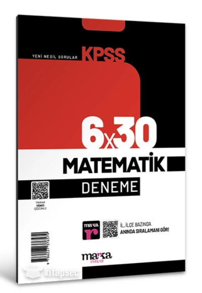 MATEMATİK 6*30 MARKA DENEME