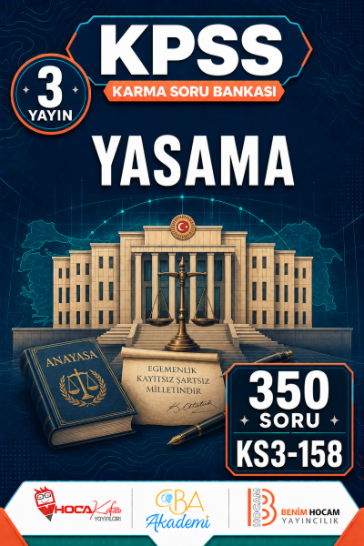 Yasama 3 Yayın 350 Soru (Benim Hocam - CBA - Hoca Kafası Yayınları) Fotokopinci -