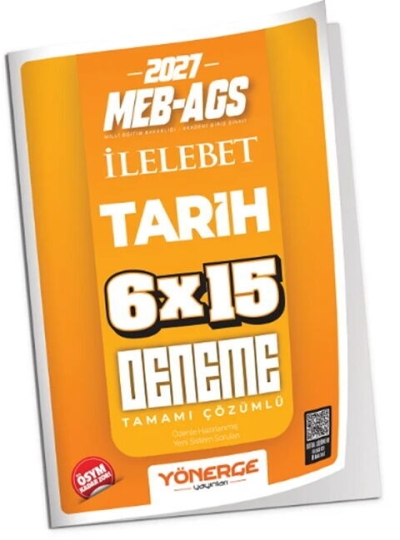 MEB-AGS Tarih İLELEBET 6x15 Deneme Çözümlü Yönerge Yayınları Fotokopinci -