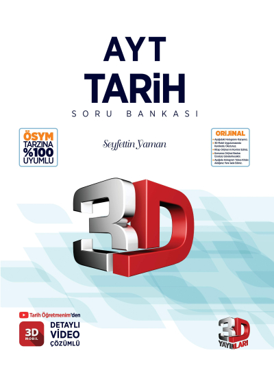 3D AYT TARİH SORU BANKASI Fotokopinci -
