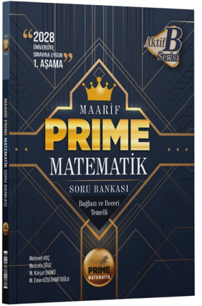 2028 TYT Maarif Prime Matematik Soru Bankası Aktif Öğrenme Fotokopinci -
