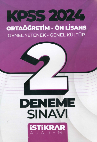2 DENEME SINAVI GY GK Fotokopinci -