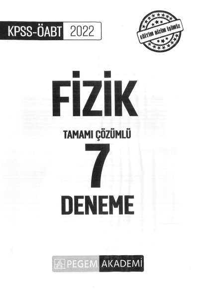 TAMAMI ÇÖZÜMLÜ 7 DENEME Fotokopinci -